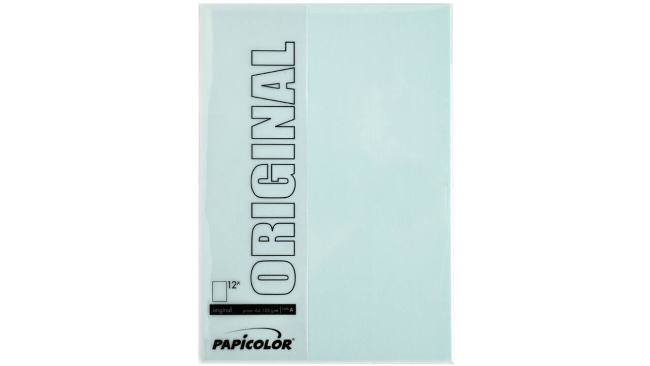 Kopieerpapier Papicolor A4 100gr 12vel zeegroen
