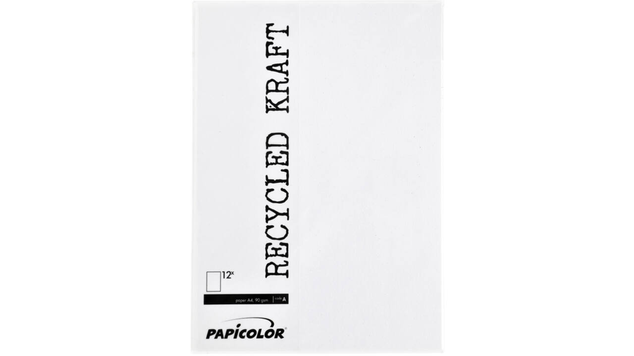 Kopieerpapier Papicolor A4 220gr 6vel kraft wit