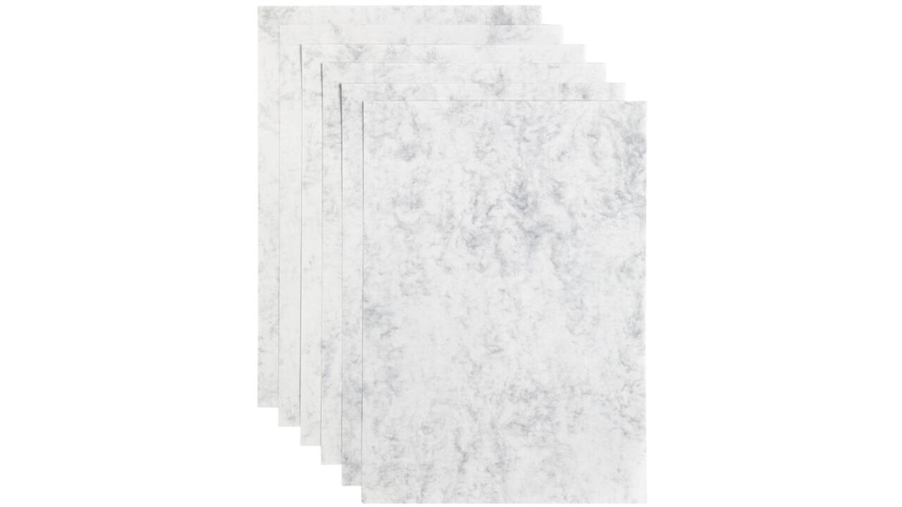 Kopieerpapier Papicolor A4 90gr 12vel marble grijs