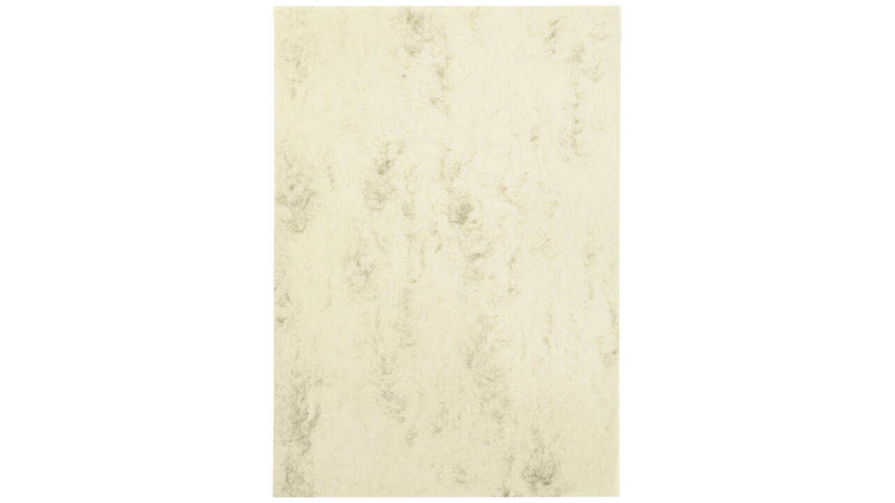 Kopieerpapier Papicolor A4 90gr 12vel marble ivoor