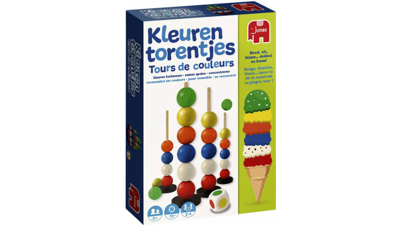 Spel Jumbo kleurentorentjes