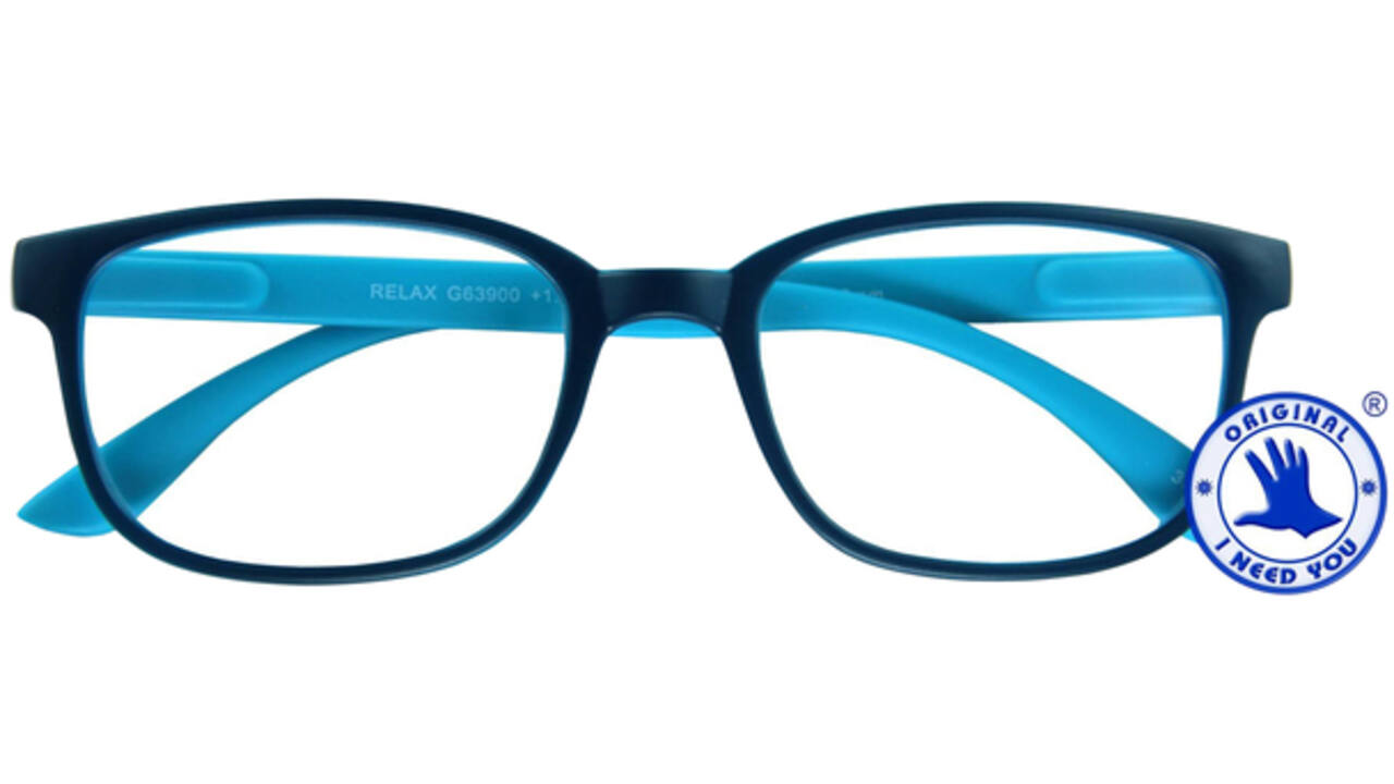 Leesbril I Need You +2.00 dpt Relax blauw-lichtblauw