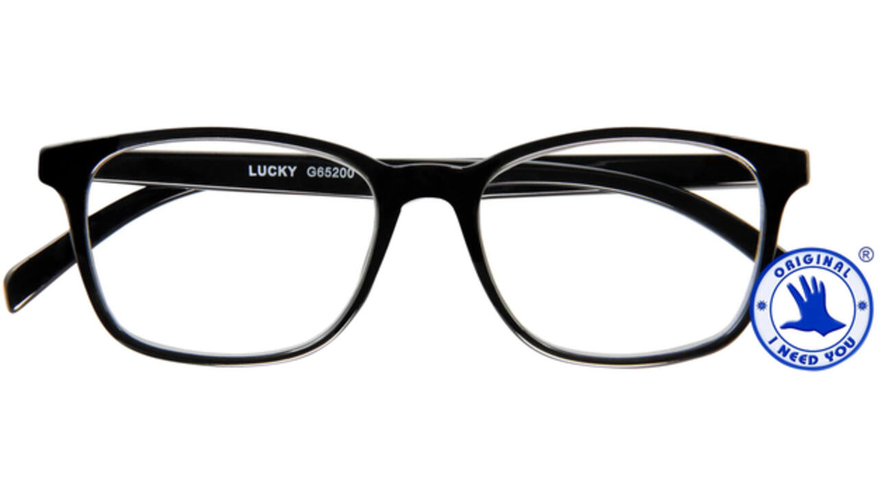 Leesbril I Need You +2.00 dpt Lucky zwart