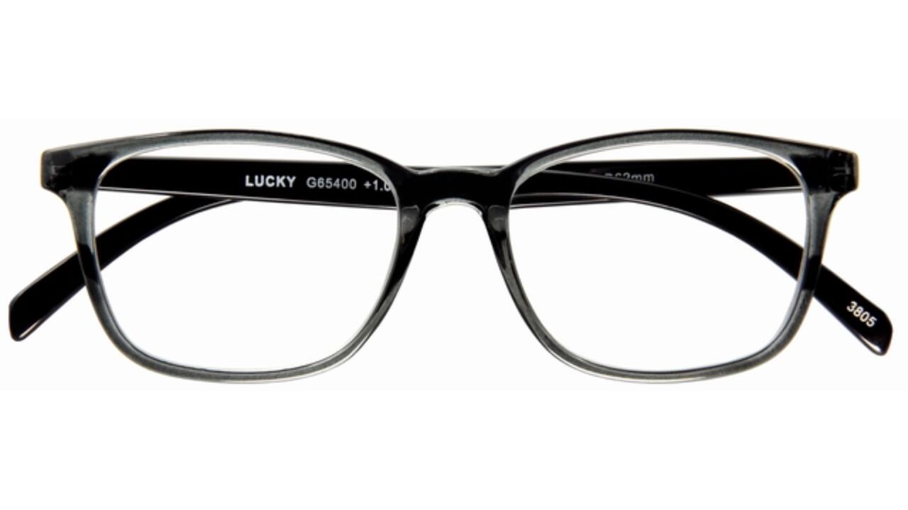 Leesbril I Need You +2.50 dpt Lucky grijs-zwart