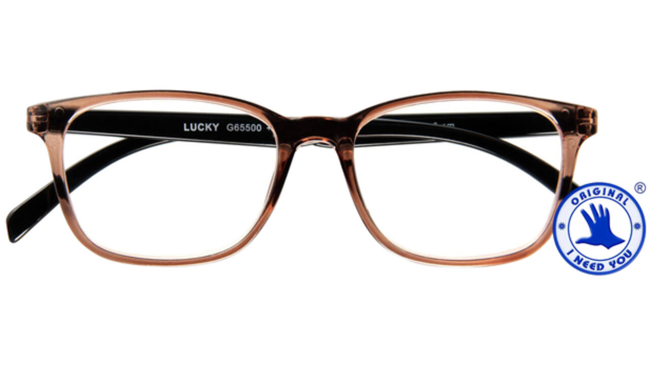 Leesbril I Need You +2.50 dpt Lucky bruin-zwart