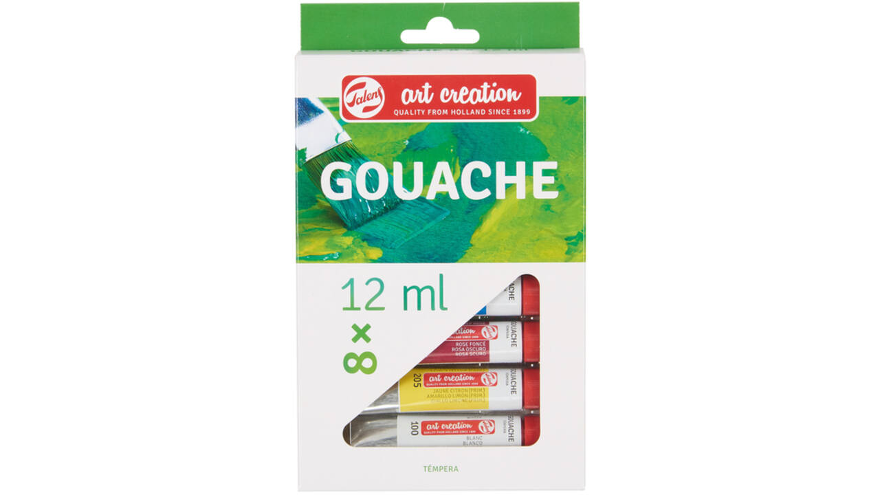 Gouache Talens Art Creation 8 kleuren