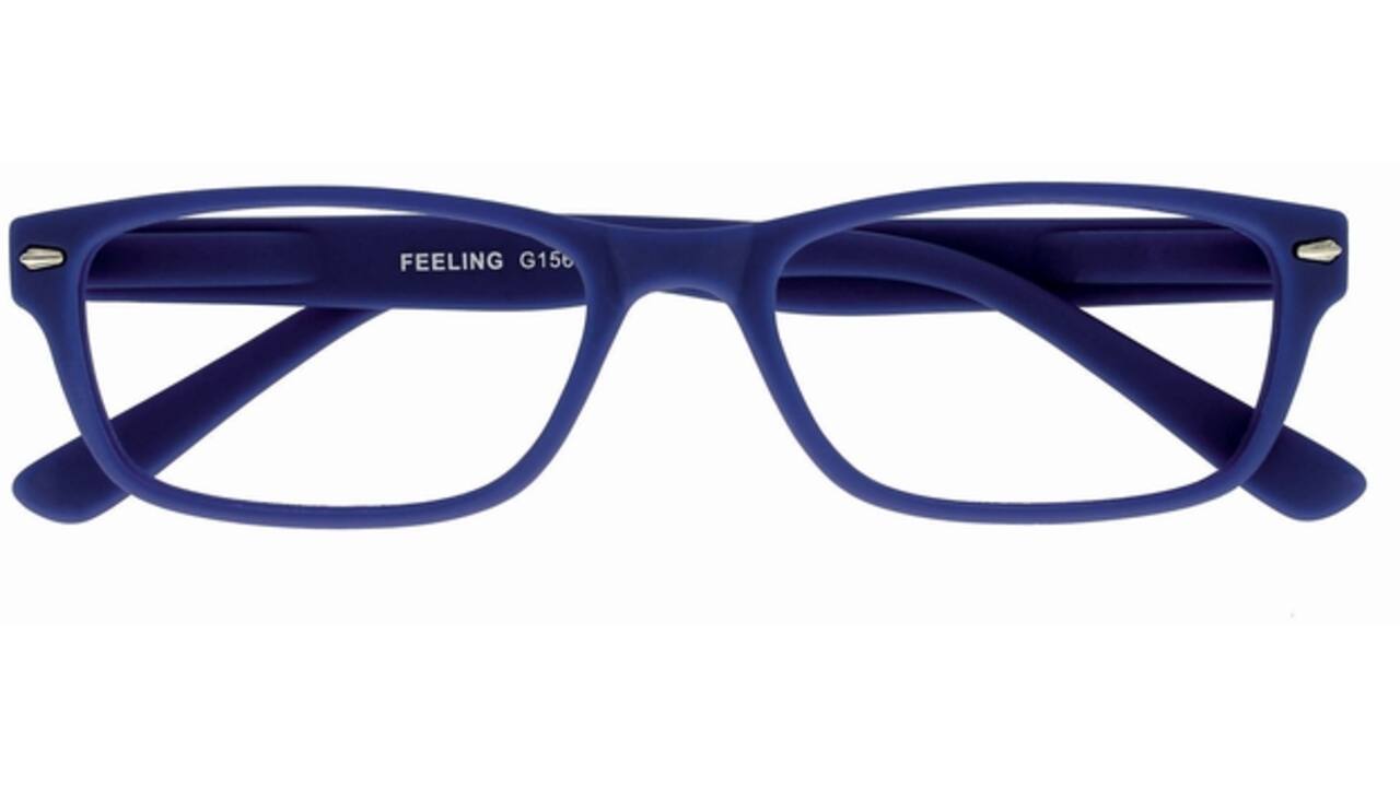 Leesbril I Need You +3.00 dpt Feeling blauw