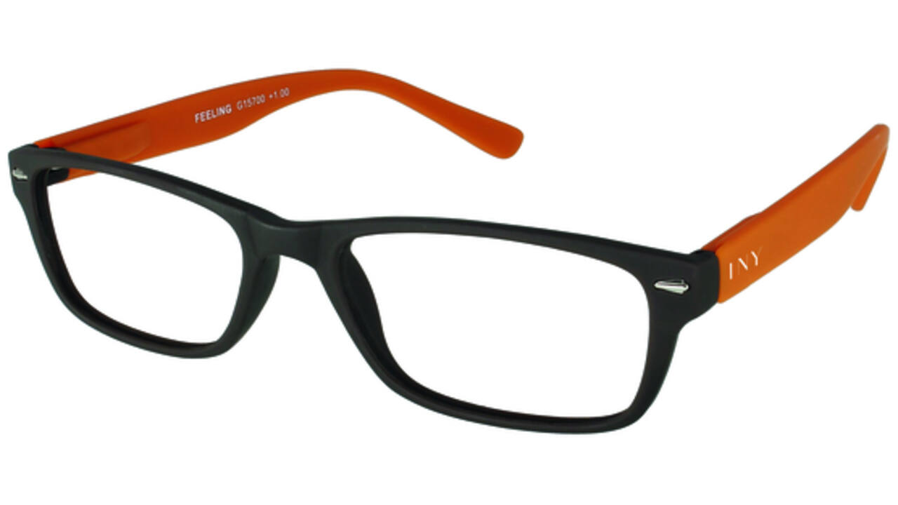 Leesbril I Need You +1.00 dpt Feeling bruin-oranje