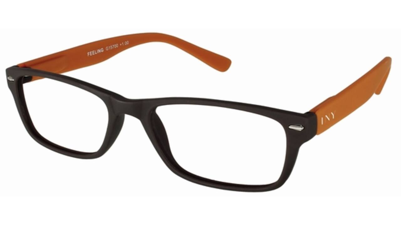 Leesbril I Need You +1.50 dpt Feeling bruin-oranje