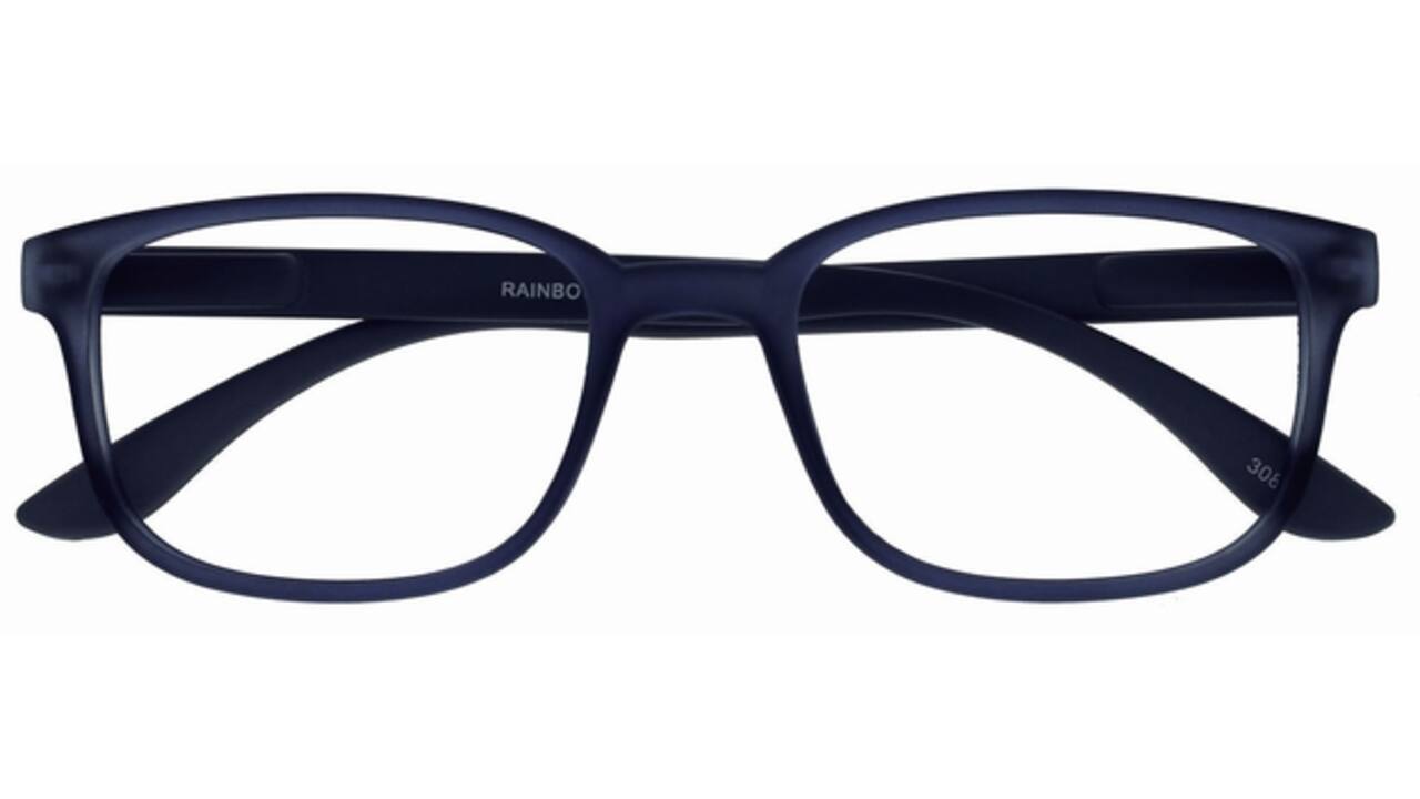 Leesbril I Need You +3.00 dpt Rainbow blauw