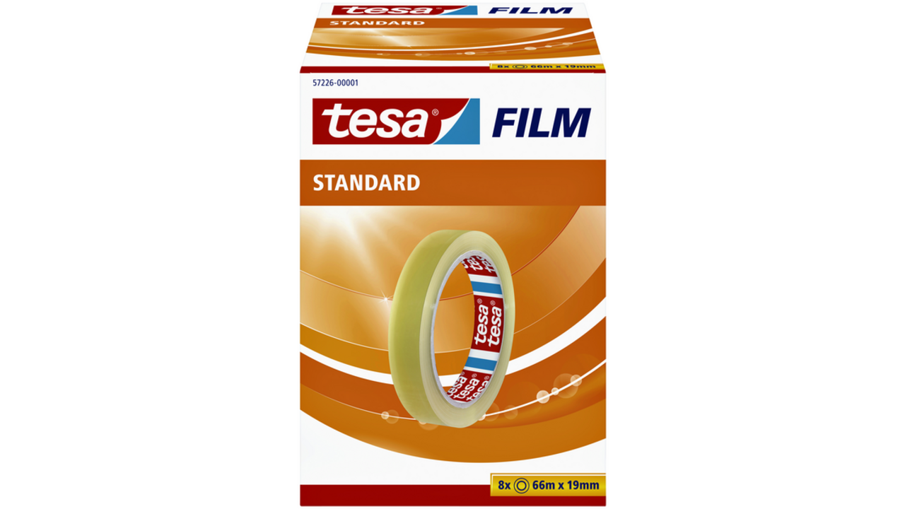 Plakband tesafilm® Standaard 66mx19mm transparant