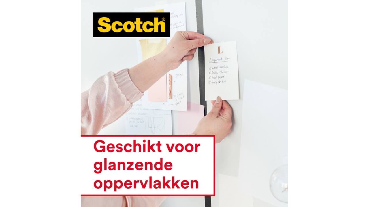 Plakband Scotch Crystal 600 19mmx33m transparant