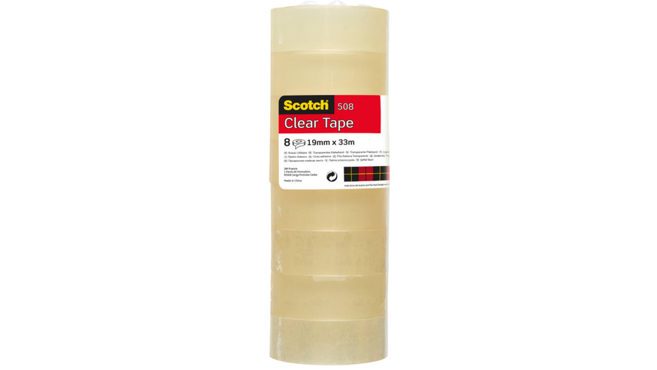 Plakband Scotch 508 19mmx33m transparant