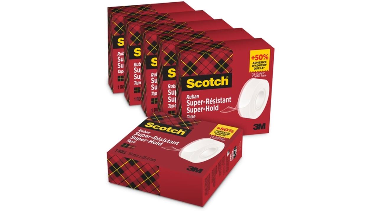 Plakband Scotch 700 Super Hold 19mmx25.4m transparant