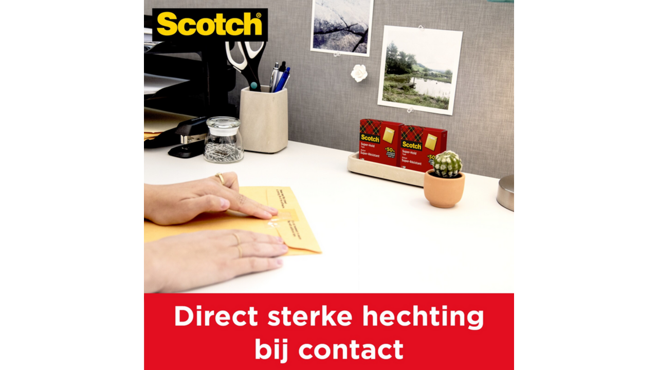 Plakband Scotch 700 Super Hold 19mmx25.4m transparant