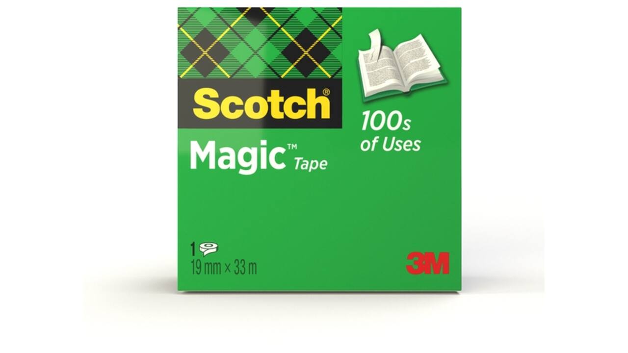 Plakband Scotch Magic 810 19mmx33m onzichtbaar mat