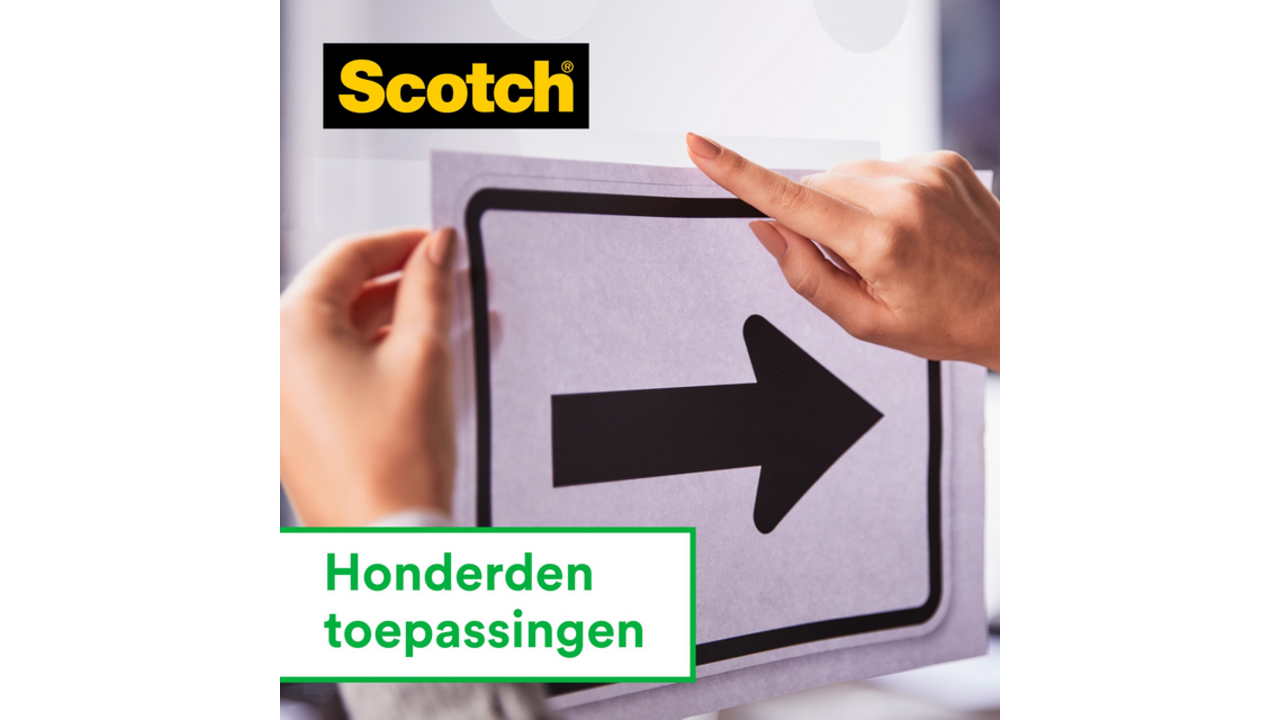 Plakband Scotch Magic 810 19mmx33m onzichtbaar mat 7+1 gratis