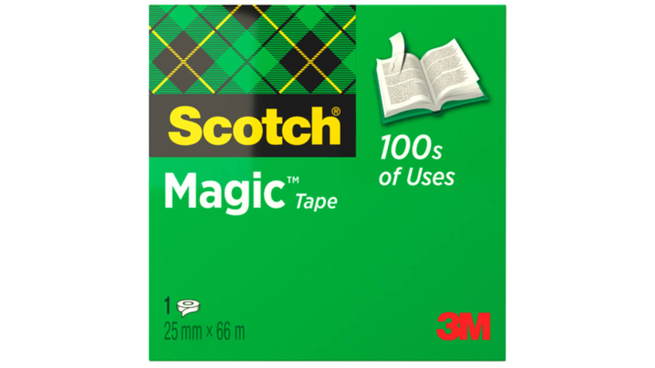 Plakband Scotch Magic 810 25mmx66m onzichtbaar mat