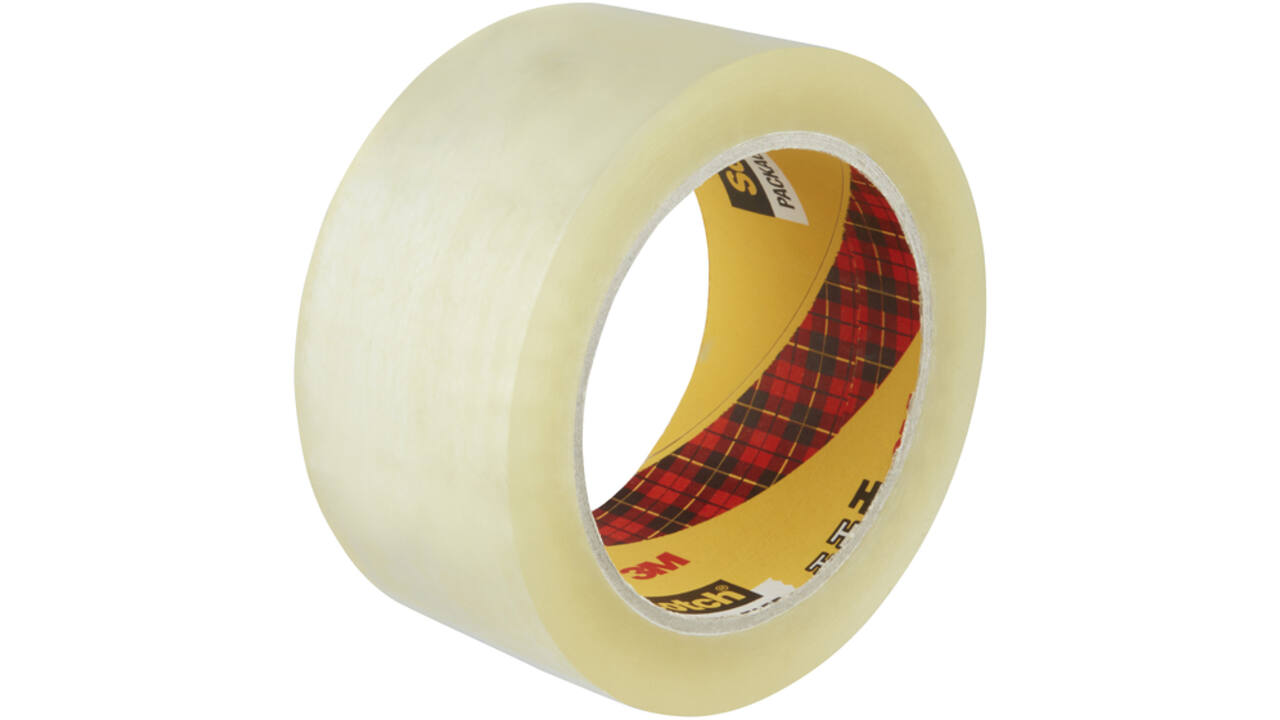 Verpakkingstape Scotch Heavy 50mmx66m transparant 6 rollen