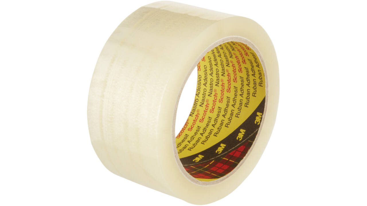 Verpakkingstape Scotch 371 50mmx66m transparant PP 6 rollen