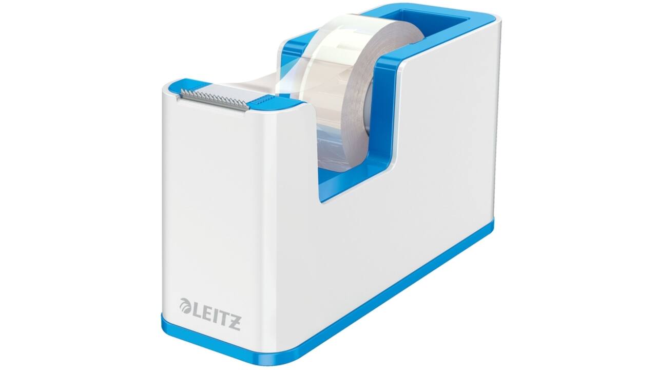 Plakbandhouder Leitz WOW wit/blauw