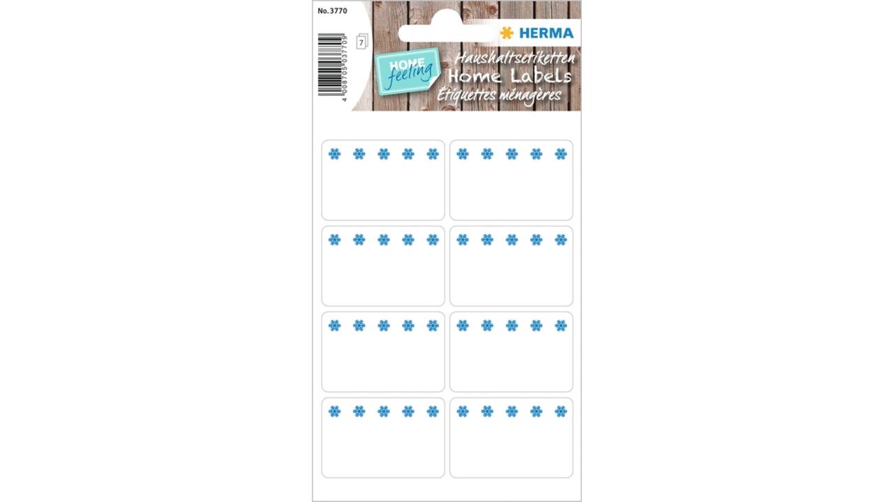 Etiket HERMA 3770 26x40mm diepvries wit 56stuks
