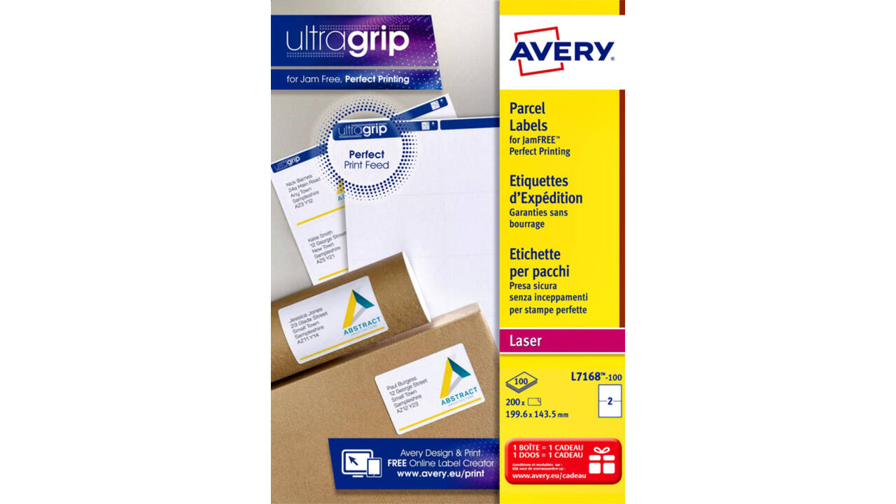 Etiket Avery L7168-100 199.6x143.5mm wit 200stuks wit