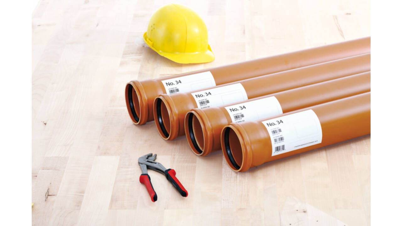 Etiket HERMA 4692 97x42.3mm weerbestendig wit 300st