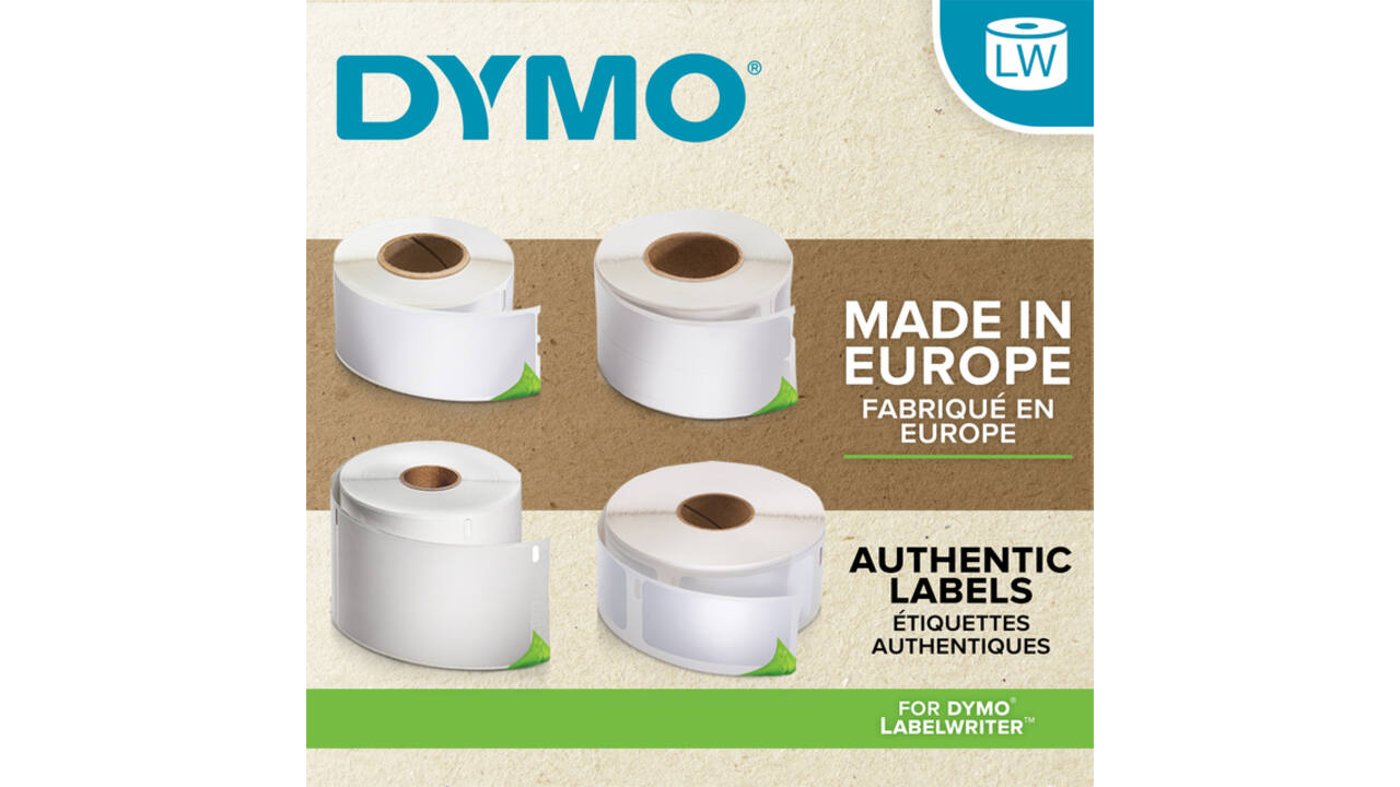 Etiket Dymo LabelWriter adressering 36x89mm 24 rollen á 260 stuks wit