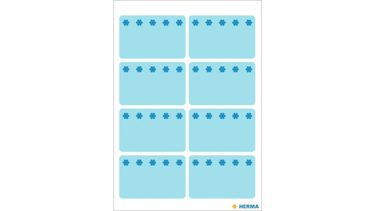 Etiket HERMA 3773 26x40mm diepvries blauw 48stuks