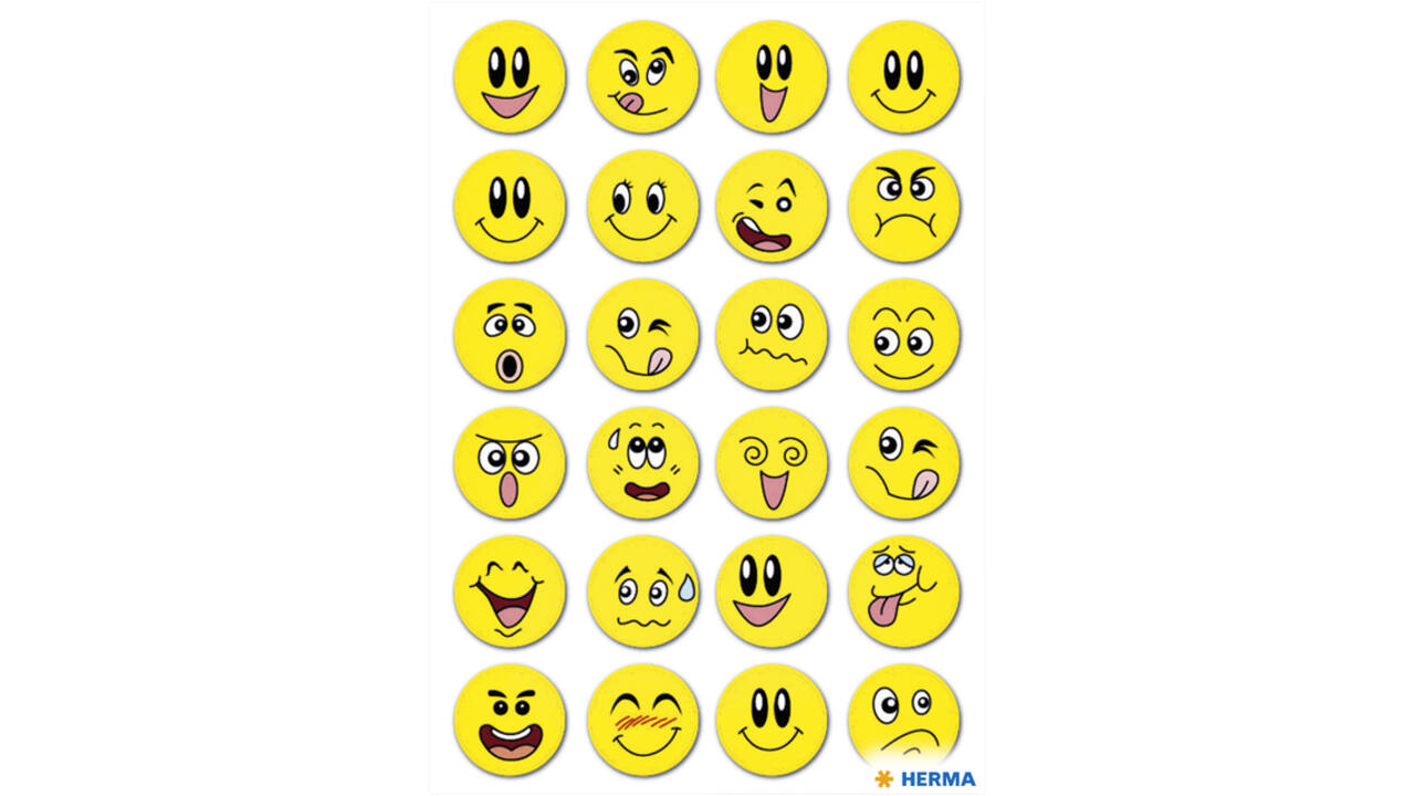Etiket HERMA 3657 smiley met wiebeleffect