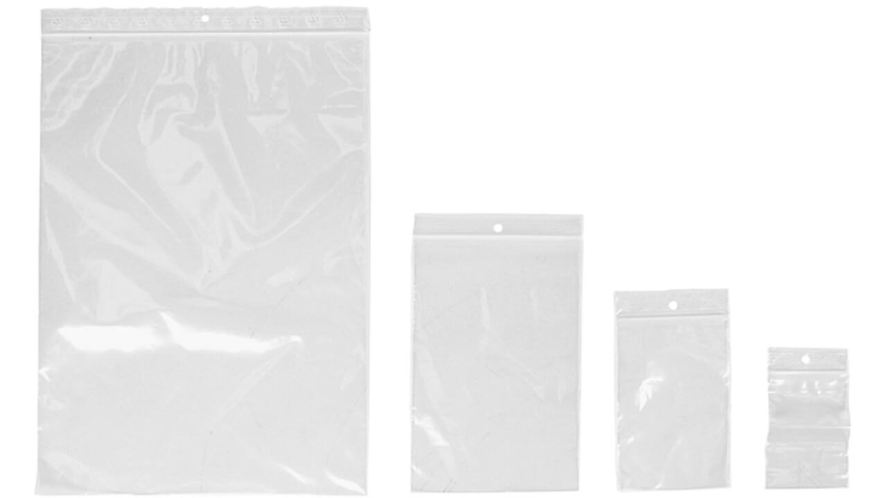 Verpakkingszak IEZZY grip 40x60mm 50mu hersluitbaar 100 stuks