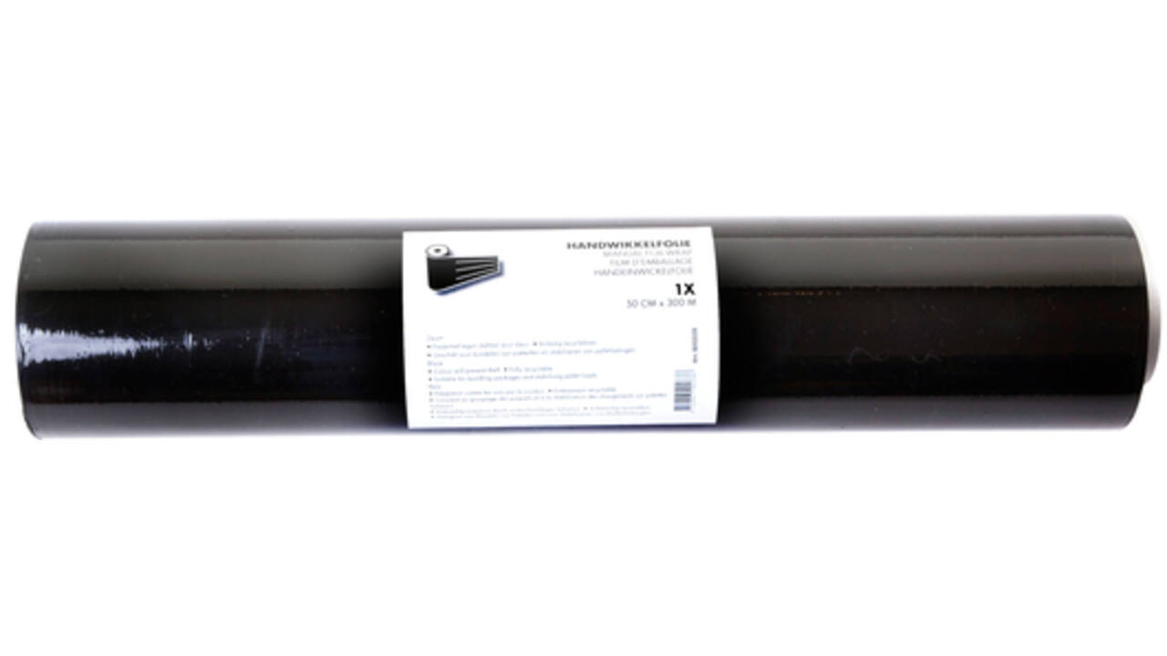 Wikkelfolie IEZZY 500mmx300m 20mu zwart