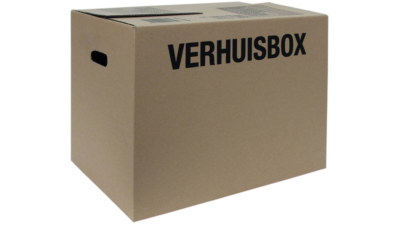 Verhuisdoos IEZZY 480x320x360mm bruin 3mm