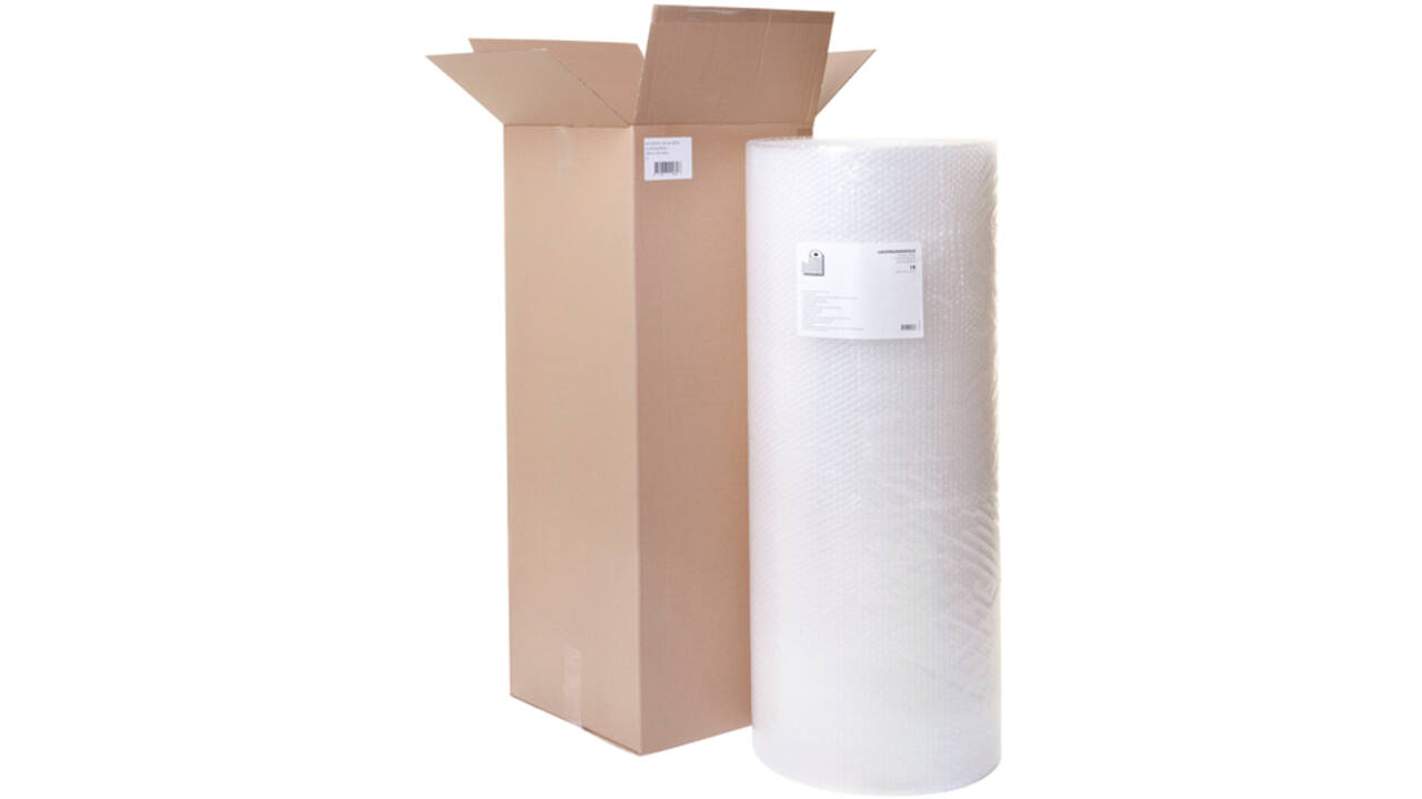 Luchtkussenfolie IEZZY rol 100cmx5m transparant