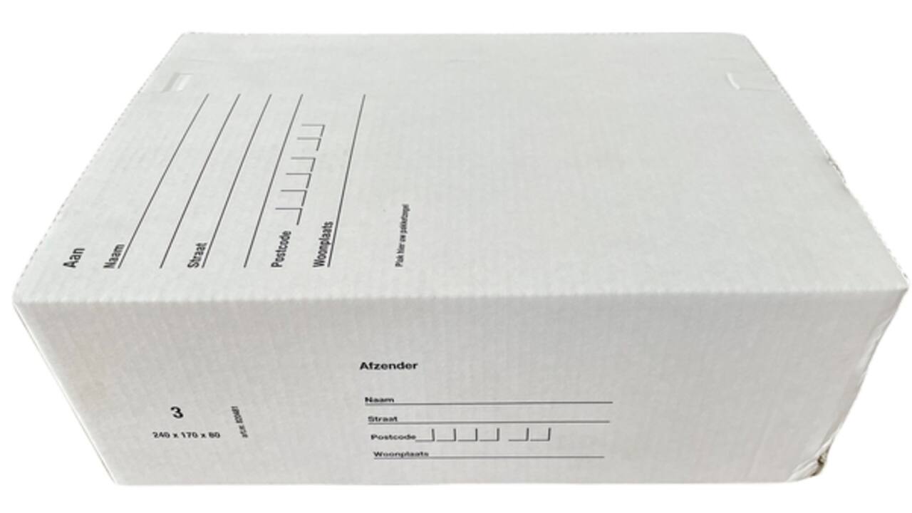 Postpakketbox IEZZY 3 240x170x80mm wit
