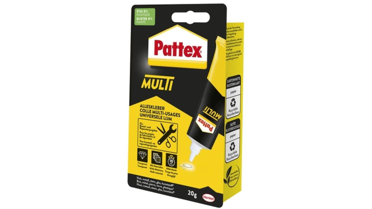Alleslijm Pattex Multi tube 20gram op blister