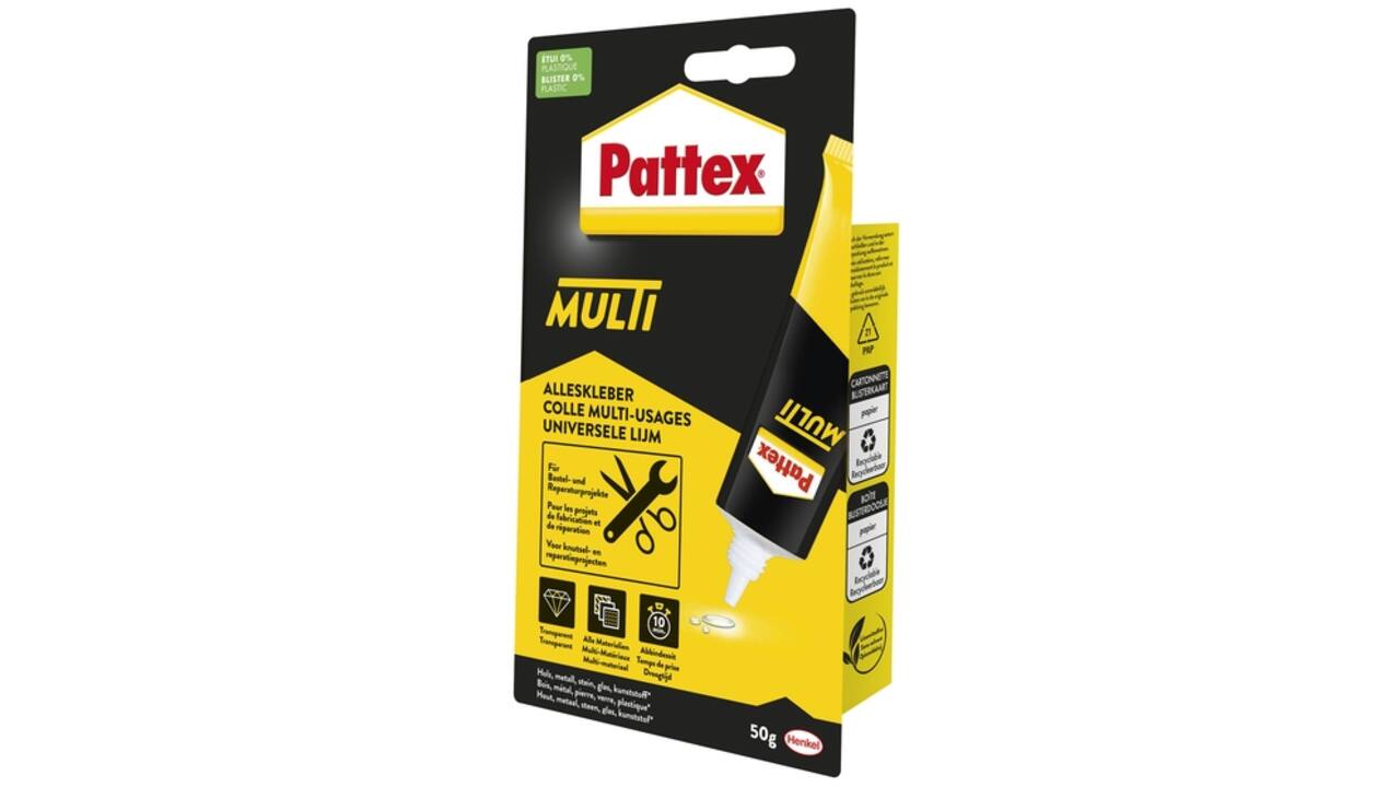 Alleslijm Pattex Multi tube 50gram op blister