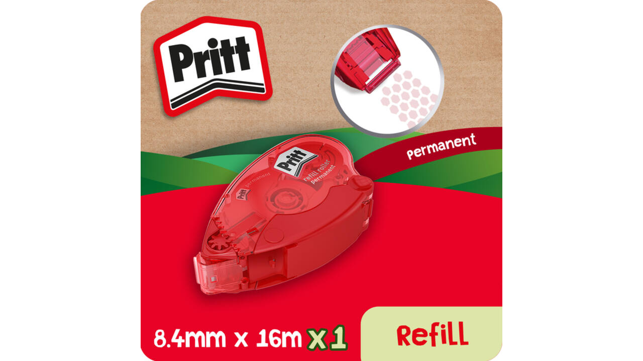Lijmroller Pritt Compact permanent op blister