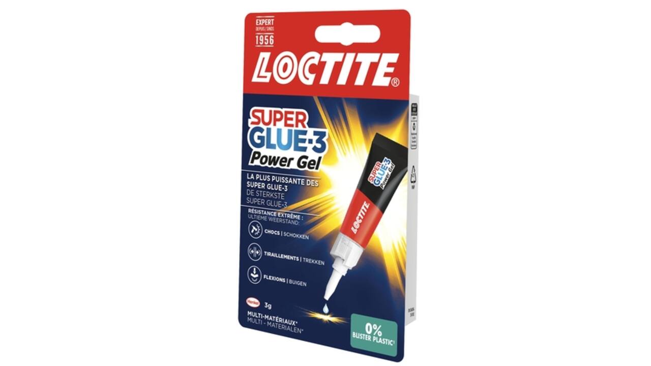 Secondelijm Loctite Powerflex gel tube 3gram op blister