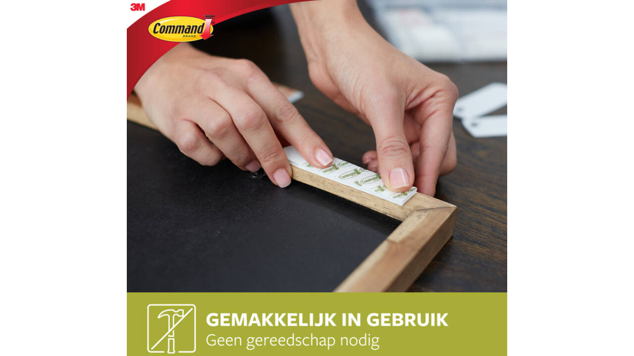Bevestigingsstrip Command middelgroot klik vast 5,4kg wit