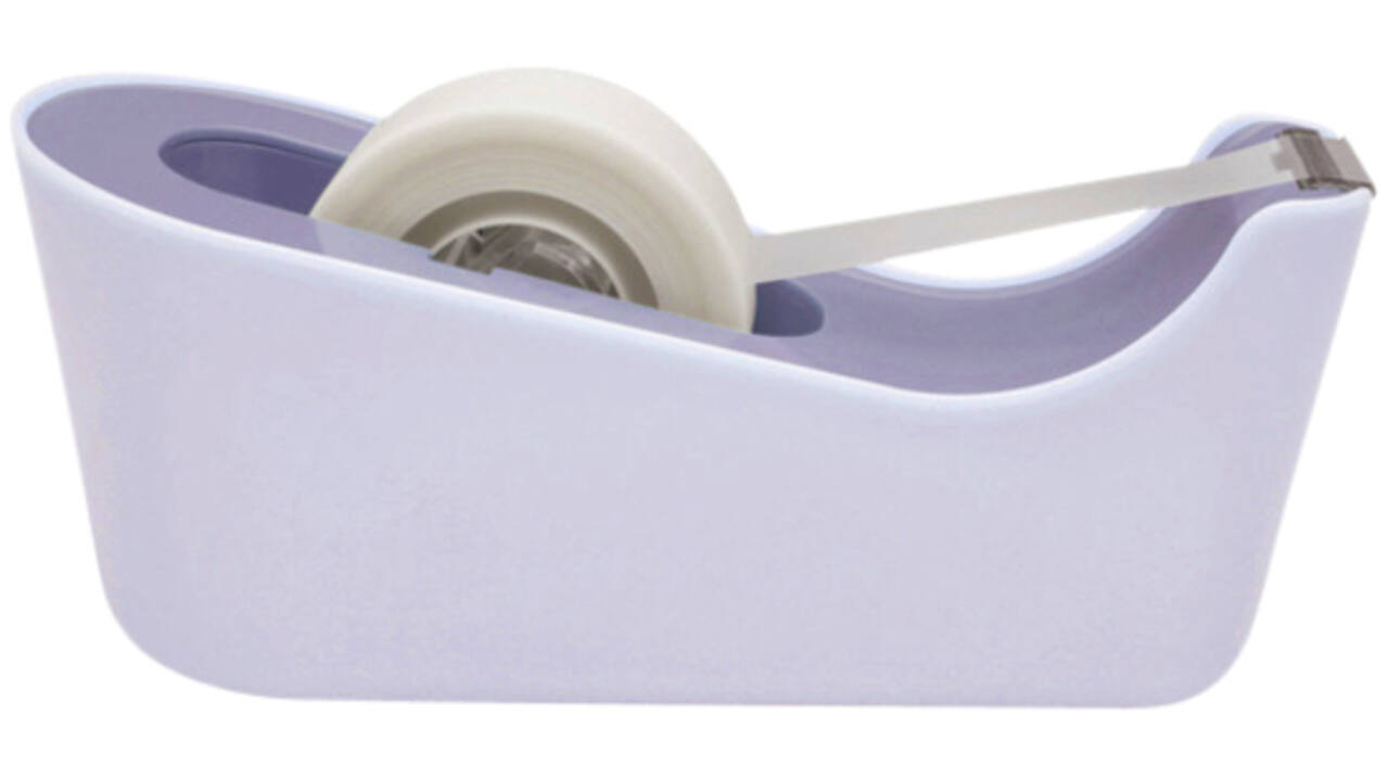 Plakbandhouder Scotch C18 lavendel + 6 rollen magic tape 19mmx33m