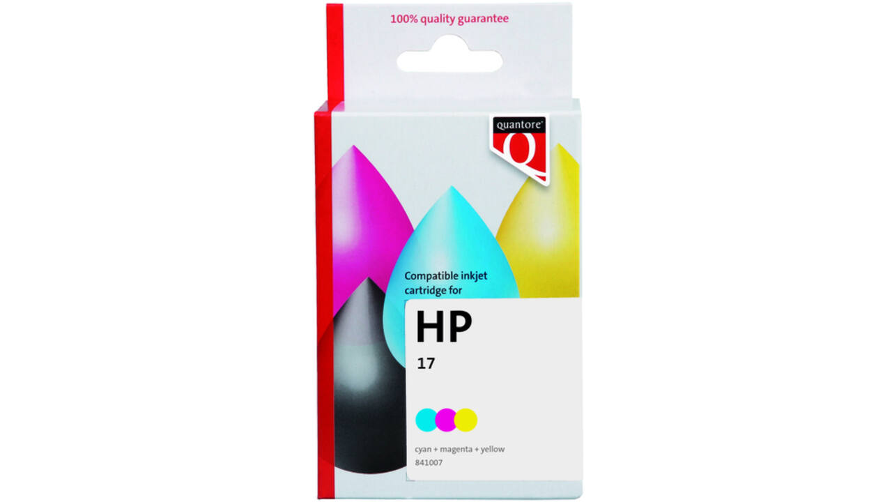 Inktcartridge Quantore alternatief tbv HP C6625D 17 kleur