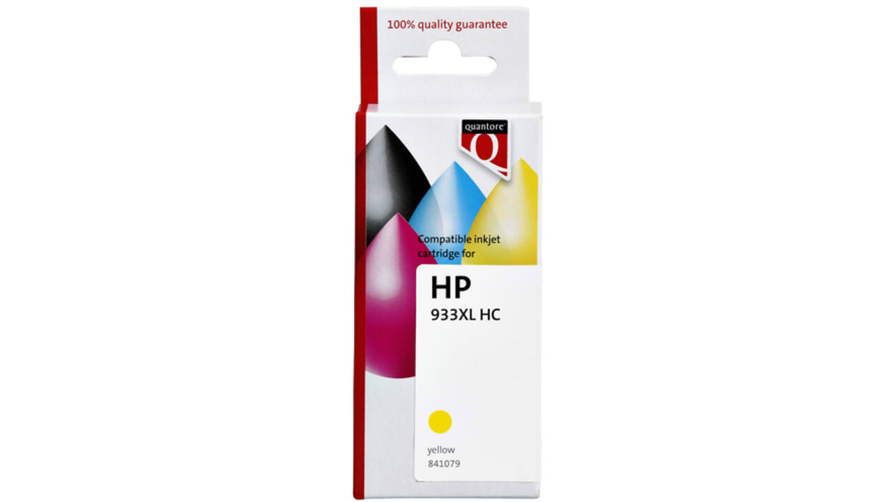 Inktcartridge Quantore alternatief tbv HP CN056AE 933XL geel