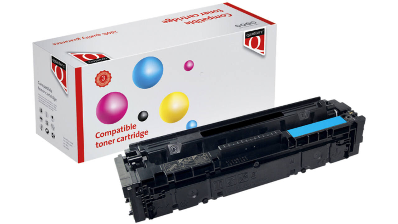 Tonercartridge Quantore alternatief tbv HP CF541A 203A blauw