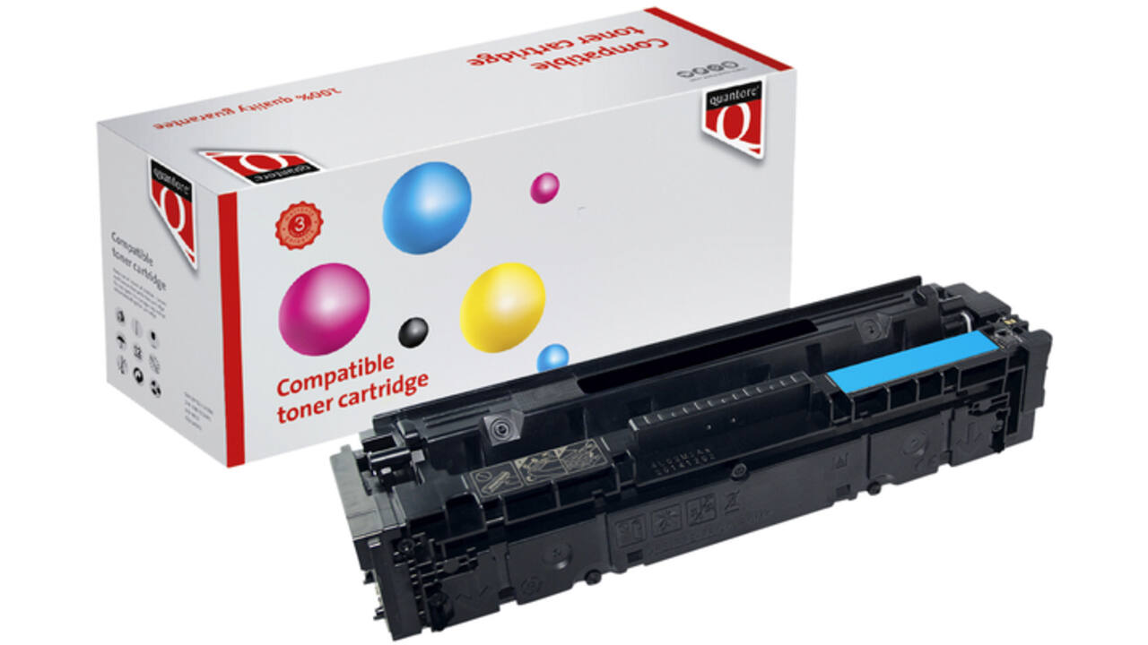 Tonercartridge Quantore alternatief tbv HP CF541X 203X blauw
