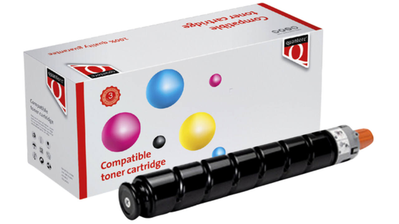 Tonercartridge Quantore alternatief tbv Canon C-EXV 34 zwart