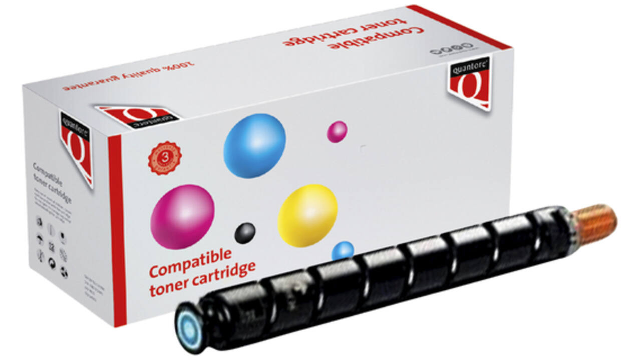 Tonercartridge Quantore alternatief tbv Canon C-EXV 34 blauw