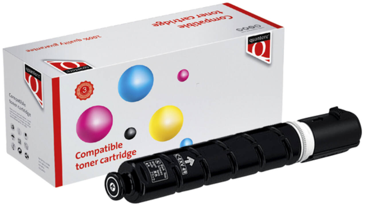 Tonercartridge Quantore alternatief tbv Canon C-EXV 49 zwart