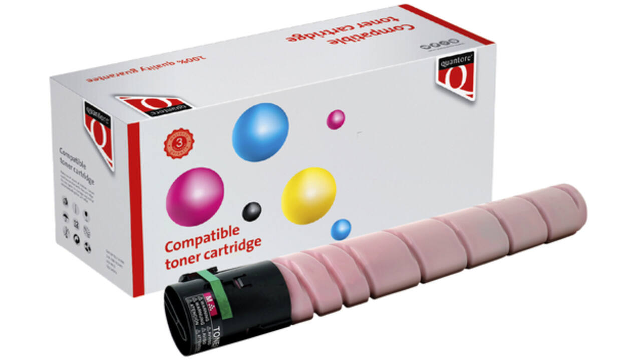 Toner Quantore alternatief tbv Konica Minolta TN-321M rood